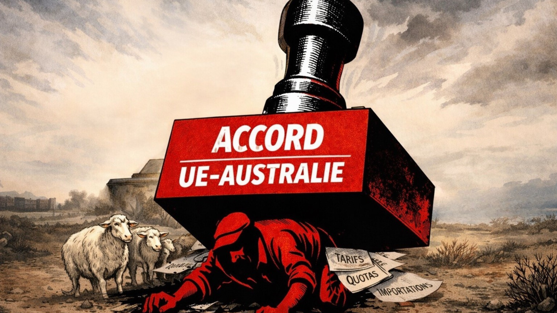 Accord UE-Australie : un énième abandon en rase campagne de nos éleveurs par la Commission européenne et le gouvernement français